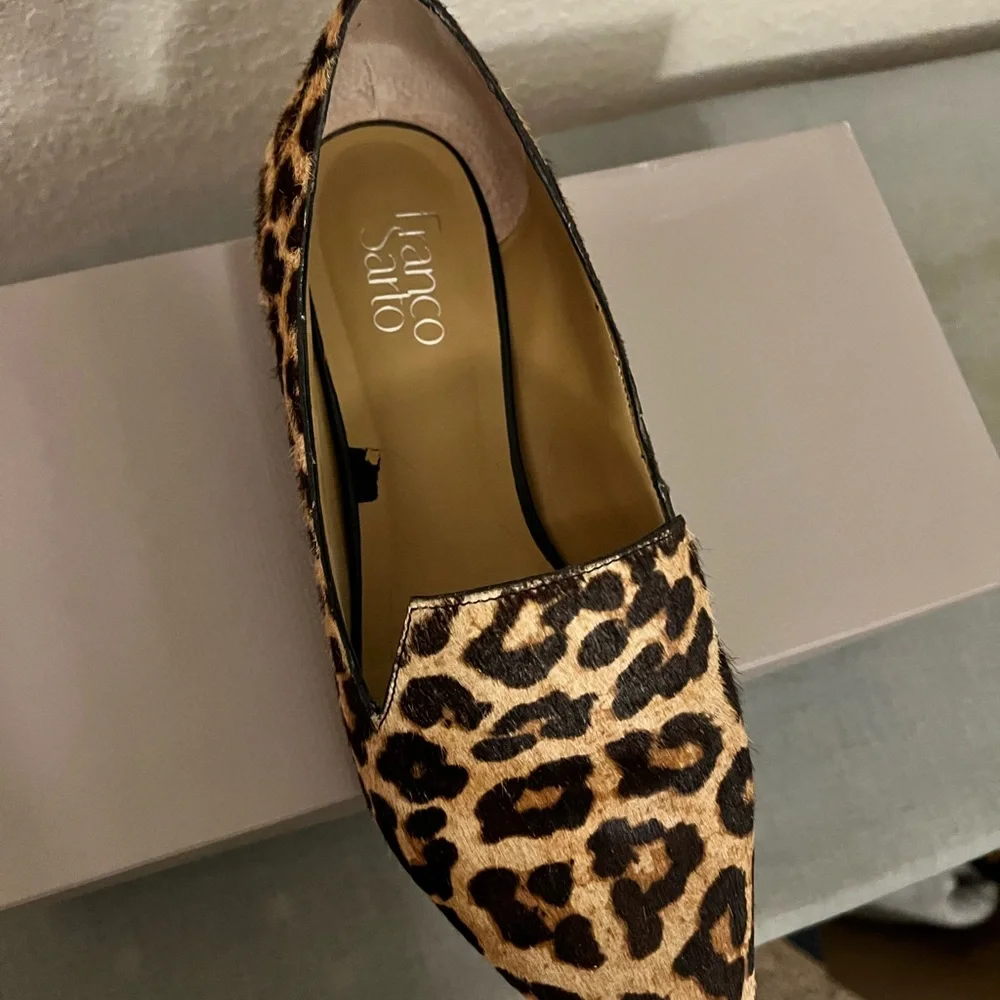 Franco Sarto Animal Print Loafers - Picture 5 of 5